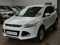 USED 2015 64 FORD KUGA 2.0 TITANIUM TDCI 5d 148 BHP PART LEATHER CRUISE CONTROL 2 OWNERS FROM NEW WARRANTY