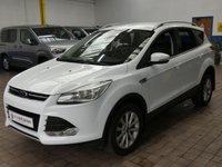 USED 2015 64 FORD KUGA 2.0 TITANIUM TDCI 5d 148 BHP PART LEATHER CRUISE CONTROL 2 OWNERS FROM NEW WARRANTY