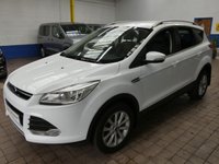 USED 2015 64 FORD KUGA 2.0 TITANIUM TDCI 5d 148 BHP PART LEATHER CRUISE CONTROL 2 OWNERS FROM NEW WARRANTY
