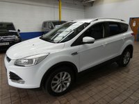 USED 2015 64 FORD KUGA 2.0 TITANIUM TDCI 5d 148 BHP PART LEATHER CRUISE CONTROL 2 OWNERS FROM NEW WARRANTY