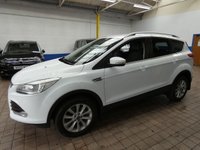 USED 2015 64 FORD KUGA 2.0 TITANIUM TDCI 5d 148 BHP PART LEATHER CRUISE CONTROL 2 OWNERS FROM NEW WARRANTY