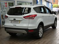 USED 2015 64 FORD KUGA 2.0 TITANIUM TDCI 5d 148 BHP PART LEATHER CRUISE CONTROL 2 OWNERS FROM NEW WARRANTY