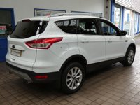 USED 2015 64 FORD KUGA 2.0 TITANIUM TDCI 5d 148 BHP PART LEATHER CRUISE CONTROL 2 OWNERS FROM NEW WARRANTY