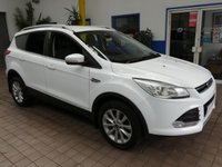 USED 2015 64 FORD KUGA 2.0 TITANIUM TDCI 5d 148 BHP PART LEATHER CRUISE CONTROL 2 OWNERS FROM NEW WARRANTY