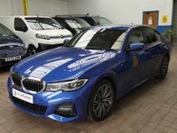 USED 2021 70 BMW 3 SERIES 2.0 330E M SPORT 4d 288 BHP SAT NAV HEATED LEATHER REAR VIEW CAMERA PARKING SENSORS 1 OWNER FULL BMW SERVICE HISTORY 6 MONTHS GOLD WARRANTY