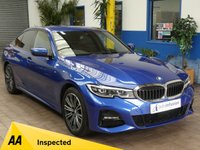 USED 2021 70 BMW 3 SERIES 2.0 330E M SPORT 4d 288 BHP SAT NAV HEATED LEATHER REAR VIEW CAMERA PARKING SENSORS 1 OWNER FULL BMW SERVICE HISTORY 6 MONTHS GOLD WARRANTY