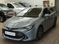USED 2021 21 TOYOTA COROLLA 1.8 DESIGN 5d 121 BHP SAT NAV PART LEATHER INTERIOR HEATED SEATS REAR CAMERA CRUISE CONTROL PARKING SENSORS 1 OWNER TOYOTA WARRANTY TILL MARCH 2031