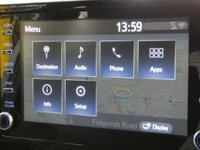 USED 2021 21 TOYOTA COROLLA 1.8 DESIGN 5d 121 BHP SAT NAV PART LEATHER INTERIOR HEATED SEATS REAR CAMERA CRUISE CONTROL PARKING SENSORS 1 OWNER TOYOTA WARRANTY TILL MARCH 2031