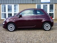 USED 2019 19 FIAT 500 1.2 LOUNGE 3d 69 BHP www.suffolkcarcentre.co.uk - Located at Reydon