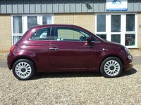 USED 2019 19 FIAT 500 1.2 LOUNGE 3d 69 BHP www.suffolkcarcentre.co.uk - Located at Reydon