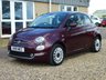 USED 2019 19 FIAT 500 1.2 LOUNGE 3d 69 BHP www.suffolkcarcentre.co.uk - Located at Reydon