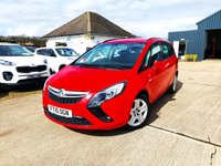 USED 2015 15 VAUXHALL ZAFIRA TOURER 1.8 EXCLUSIV 5d 138 BHP 