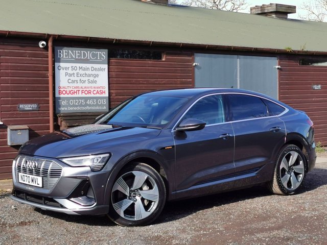 2020 70 Audi E-Tron SPORTBACK QUATTRO S LINE 5d 403 BHP