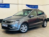 USED 2017 67 VOLKSWAGEN POLO 1.2 MATCH EDITION TSi  5 DOOR 89 BHP 6 SERVICES + CAM BELT KIT & W/PUMP