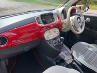 USED 2015 65 FIAT 500 1.2 LOUNGE 3d 69 BHP IDEAL 1ST CAR / LEARNER CAR - 3 FORMER KEEPERS - LOW INSURANCE GRUP - 37,349 MILES ONLY - SERVICE HISTORY - PAN GLASS ROOF - APPLE CAR PLAY - ONLY &pound;20.00 PER YEAR TAX