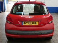USED 2010 10 PEUGEOT 207 1.4 VTi Verve [95] 5dr CAZ ULEZ COMPLIANT 1 OWNER 13 SERVICES TO 55K MILES APRIL 2024 AIR CON RADIO CD