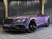 USED 2018 68 BENTLEY CONTINENTAL 4.0 GT V8 S 2d 521 BHP NECK WARMER, CAMERA, JUST SERVICED AT BENTLEY, MASSAGE SEATS, RARE GREY VIOLET METALLIC PAINT (&pound;4500), BLACK PACK