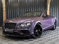 USED 2018 68 BENTLEY CONTINENTAL 4.0 GT V8 S 2d 521 BHP NECK WARMER, CAMERA, JUST SERVICED AT BENTLEY, MASSAGE SEATS, RARE GREY VIOLET METALLIC PAINT (&pound;4500), BLACK PACK