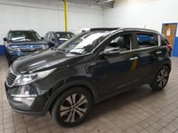 USED 2013 13 KIA SPORTAGE 2.0 CRDI KX-3 SAT NAV 5d 134 BHP SAT NAV PANORAMIC SUNROOF LEATHER HEATED SEATS PARKING SENSORS ONLY ONE OWNER FROM NEW SERVICE HISTORY