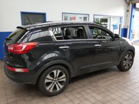 USED 2013 13 KIA SPORTAGE 2.0 CRDI KX-3 SAT NAV 5d 134 BHP SAT NAV PANORAMIC SUNROOF LEATHER HEATED SEATS PARKING SENSORS ONLY ONE OWNER FROM NEW SERVICE HISTORY