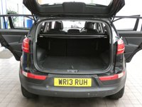 USED 2013 13 KIA SPORTAGE 2.0 CRDI KX-3 SAT NAV 5d 134 BHP SAT NAV PANORAMIC SUNROOF LEATHER HEATED SEATS PARKING SENSORS ONLY ONE OWNER FROM NEW SERVICE HISTORY