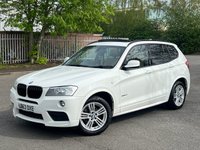 USED 2013 63 BMW X3 2.0 SDRIVE18D M SPORT 5d 141 BHP 