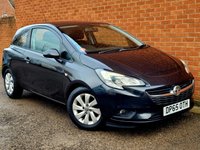 USED 2015 65 VAUXHALL CORSA 1.2 DESIGN 3d 69 BHP VERY LOW MILES - RAC WARRANTY