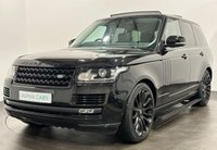 USED 2017 67 LAND ROVER RANGE ROVER VOGUE SE A TDV6 VOGUE SE Striking SantorinI Black, Ebony Black Leather, Glass Slide Roof, Deployable Side Steps