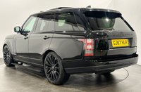 USED 2017 67 LAND ROVER RANGE ROVER VOGUE SE A TDV6 VOGUE SE Striking SantorinI Black, Ebony Black Leather, Glass Slide Roof, Deployable Side Steps