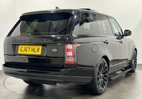 USED 2017 67 LAND ROVER RANGE ROVER VOGUE SE A TDV6 VOGUE SE Striking SantorinI Black, Ebony Black Leather, Glass Slide Roof, Deployable Side Steps