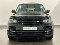 USED 2017 67 LAND ROVER RANGE ROVER VOGUE SE A TDV6 VOGUE SE Striking SantorinI Black, Ebony Black Leather, Glass Slide Roof, Deployable Side Steps