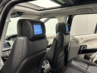 USED 2017 67 LAND ROVER RANGE ROVER VOGUE SE A TDV6 VOGUE SE Striking SantorinI Black, Ebony Black Leather, Glass Slide Roof, Deployable Side Steps