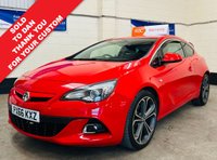 USED 2016 66 VAUXHALL ASTRA GTC 1.6T LIMITED EDITION S/S 3 DOOR 197 BHP SUPPLIED WITH A FULL MOT