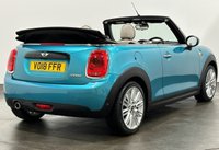 USED 2018 18 MINI CONVERTIBLE 1.5 COOPER 2d 134 BHP Striking Super Low Mileage 6452 Miles , Strikng Leather Lounge Satellite Grey Interior, Caribbean Aqua Metallic
