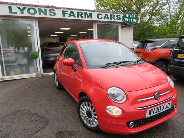 2020 20 Fiat 500 1.2 LOUNGE 3d 69 BHP