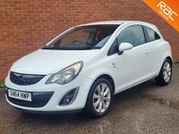USED 2014 64 VAUXHALL CORSA 1.0 EXCITE ECOFLEX 3d 64 BHP 1 LADY OWNER - RAC WARRANTY