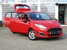 USED 2015 65 FORD FIESTA 1.2 ZETEC 5d 81 BHP Finished in RACE RED with contrasting GREY Cloth interior trim. This Fiesta is a small car that you can really enjoy driving. Economical and cheap to run, stylish to look at and some great features. Front Fogs, Heated Front Screen, DAB radio, B/Tooth, Alloys Air Con and much more, makes this a must for the first time driver or small family. Dealer Serviced at 7428 miles, 12808 miles, 13728 miles and at 14878 miles, 41194 miles and on arrival at 58631 miles.