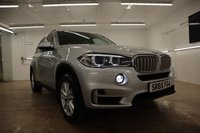 USED 2016 65 BMW X5 2.0 XDRIVE40E SE 5d 242 BHP IN FABULOUS GLACIER SILVER WITH BLACK DAKOTA LEATHER INTERIOR WITH FACTORY EXTRAS OF PANORAMIC SUNROOF, SUN PROTECTION GLAZING, REVERSING ASSIST CAMERA & SURROUND VIEW