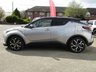 USED 2018 18 TOYOTA CHR 1.8 DYNAMIC 5d 122 BHP Finished in METAL STREAM METALLIC with contrasting HEATED CLOTH Trim. Stepping into this C-HR cabin is like climbing into a car from the future. It is stylish, practical and with its hybrid engine makes it cheap to run. Features include, Sat Nav, Rear View Camera, Auto Parking, Heated Seats, 18" Alloys, Cruise control, DAB  and much more. Dealer serviced at 19825 miles, 32609 miles, 45713 miles and on arrival at 72026 miles.