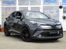 USED 2019 19 TOYOTA CHR 1.8 DYNAMIC 5d 122 BHP Finished in DECUMA GREY METALLIC with contrasting FULL BLACK HEATED LEATHER Trim. Stepping into this C-HR cabin is like climbing into a car from the future. It is stylish, practical and with its hybrid engine makes it cheap to run. Features include, Balance of Toyota 5 year Warranty, Sat Nav, Rear View Camera, Auto Parking, Full Heated leather, DAB, JBL speakers and much more. Dealer serviced at 12634 miles, 26836 miles, 37519 miles, 49520 miles, 60174 miles, 71875 miles and at 81457 miles.