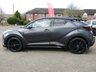 USED 2019 19 TOYOTA CHR 1.8 DYNAMIC 5d 122 BHP Finished in DECUMA GREY METALLIC with contrasting FULL BLACK HEATED LEATHER Trim. Stepping into this C-HR cabin is like climbing into a car from the future. It is stylish, practical and with its hybrid engine makes it cheap to run. Features include, Balance of Toyota 5 year Warranty, Sat Nav, Rear View Camera, Auto Parking, Full Heated leather, DAB, JBL speakers and much more. Dealer serviced at 12634 miles, 26836 miles, 37519 miles, 49520 miles, 60174 miles, 71875 miles and at 81457 miles.