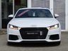 USED 2016 16 AUDI TT 2.0 TFSI S LINE 2d 227 BHP Finished in GLACIER WHITE with Contrasting EBONY LEATHER / ALCANTARA trim. This third generation AUDI TT is a style icon that stands out in the crowd. The GLACIER WHITE makes it look a lot sportier that the greys, silvers and black TT's around. Features include LED day lights, 19" Alloys, DAB radio, Virtual Cockpit, Leather/alcantara and much more. Oxford Audi Dealer Serviced at 13693 miles, 28553 miles, 34817 miles, 39628 miles, 47590 miles, 55059 miles and at 64816 miles.