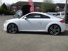 USED 2016 16 AUDI TT 2.0 TFSI S LINE 2d 227 BHP Finished in GLACIER WHITE with Contrasting EBONY LEATHER / ALCANTARA trim. This third generation AUDI TT is a style icon that stands out in the crowd. The GLACIER WHITE makes it look a lot sportier that the greys, silvers and black TT's around. Features include LED day lights, 19" Alloys, DAB radio, Virtual Cockpit, Leather/alcantara and much more. Oxford Audi Dealer Serviced at 13693 miles, 28553 miles, 34817 miles, 39628 miles, 47590 miles, 55059 miles and at 64816 miles.