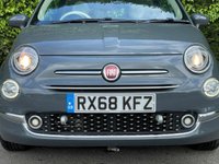 USED 2018 68 FIAT 500 1.2 LOUNGE 3d 69 BHP INCLUDES TOW TAL A-FRAME