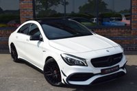 USED 2016 51 MERCEDES-BENZ CLA 2.0 AMG CLA 45 4MATIC 4d 375 BHP PAN ROOF / GHOST / AERO PACK