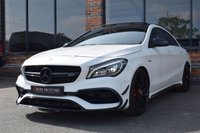 USED 2016 51 MERCEDES-BENZ CLA 2.0 AMG CLA 45 4MATIC 4d 375 BHP PAN ROOF / GHOST / AERO PACK