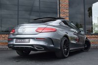 USED 2017 17 MERCEDES-BENZ C-CLASS 2.1 C 220 D AMG LINE PREMIUM 2d 168 BHP PAN ROOF / NIGHT PACK / FSH