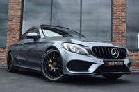USED 2017 17 MERCEDES-BENZ C-CLASS 2.1 C 220 D AMG LINE PREMIUM 2d 168 BHP PAN ROOF / NIGHT PACK / FSH