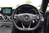 USED 2017 17 MERCEDES-BENZ C-CLASS 2.1 C 220 D AMG LINE PREMIUM 2d 168 BHP PAN ROOF / NIGHT PACK / FSH