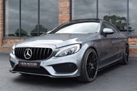 USED 2017 17 MERCEDES-BENZ C-CLASS 2.1 C 220 D AMG LINE PREMIUM 2d 168 BHP PAN ROOF / NIGHT PACK / FSH